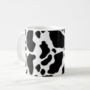 Mug Motif du Poster de animal des points de vache noir