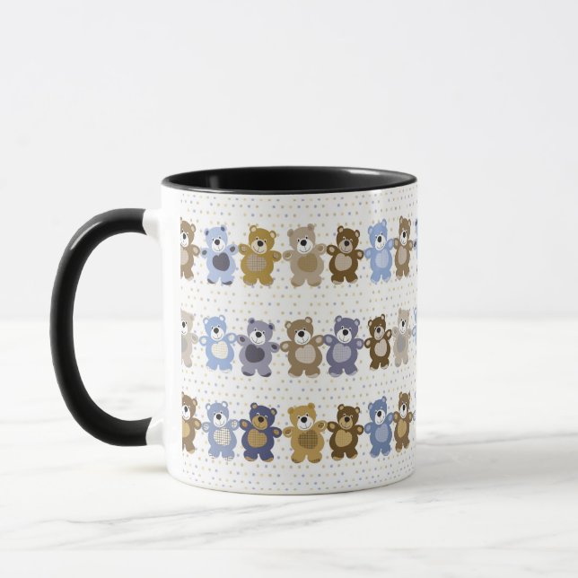 Mug motif d'un ours de nounours de jouet (Gauche)