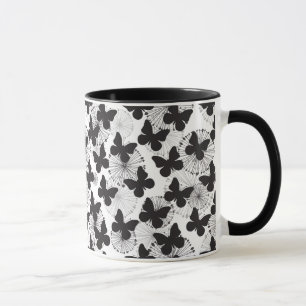 Mug motif d'un papillon