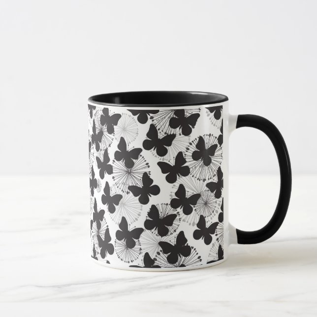 Mug motif d'un papillon (Droite)