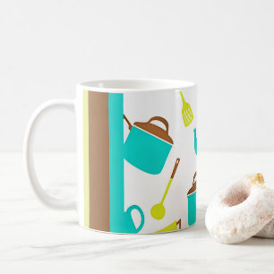 Mug Motif d'ustensiles de cuisine