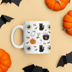 Mug motif éffrayant à thème halloween mignon