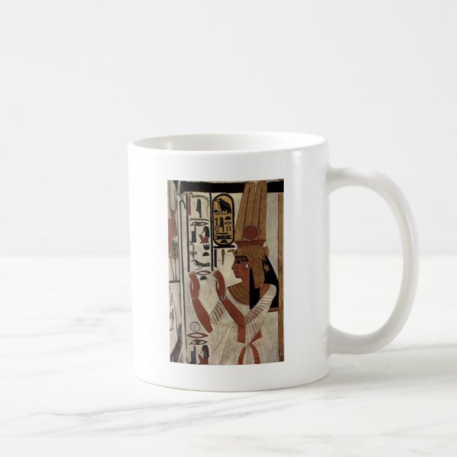 Mug Motif égyptien de hiéroglyphes de déesse (Droite)