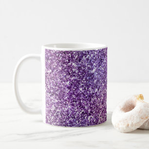 Mug Motif élégant violet abstrait chic et stylé