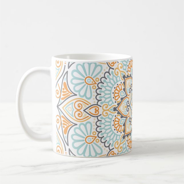 Mug Motif en carrelage sans couture : décoratif, desig (Gauche)