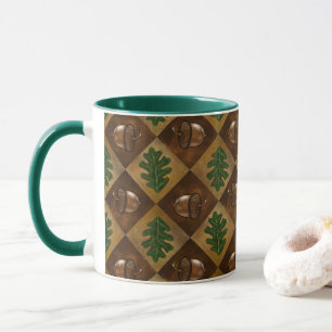 Mug Motif en carton de chêne Acorn