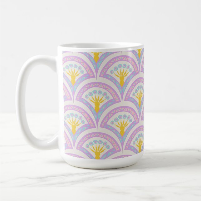Mug Motif en coquille de couleur pastel (Gauche)