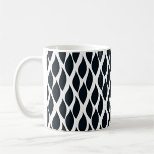 Mug Motif en mosaïque noir et blanc