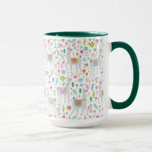 Mug Motif en pastel mignon de lama