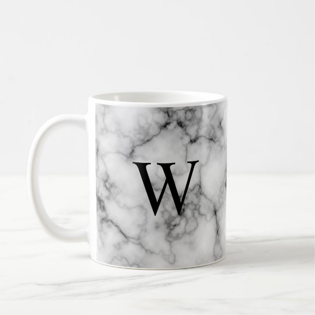 Mug Motif en pierre de Gem, gris / marbre gris (Gauche)