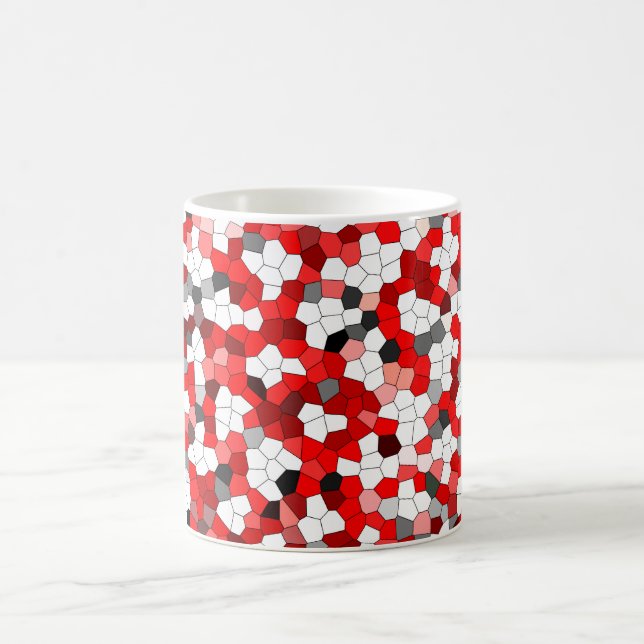 Mug Motif en verre coloré moderne (Centre)
