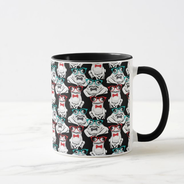 Mug Motif en verre de grenouille (Droite)