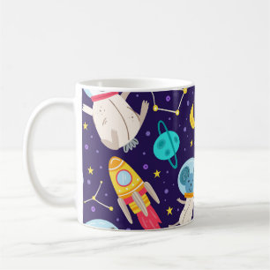 Mug Motif Enfants Astronaute Panda et Souris