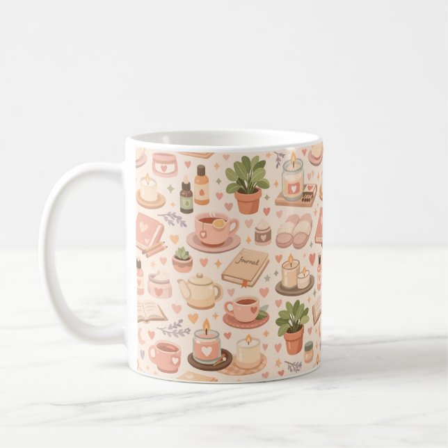 Mug Motif esthétique de soins personnels (Gauche)