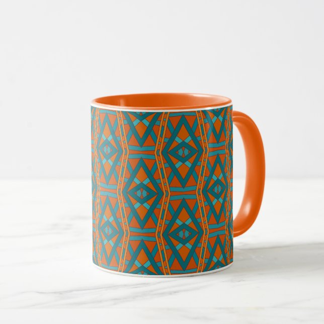 Mug Motif et couleurs de l'art de style du sud-ouest a (Devant droit)