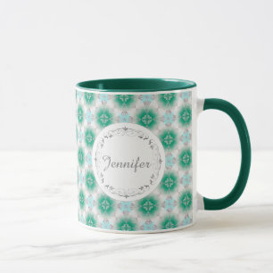 Mug motif ethnique abstrait