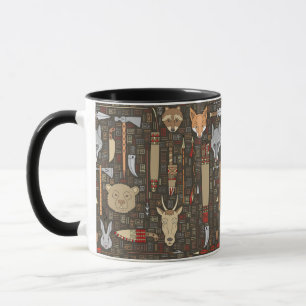 Mug Motif ethnique de chasse