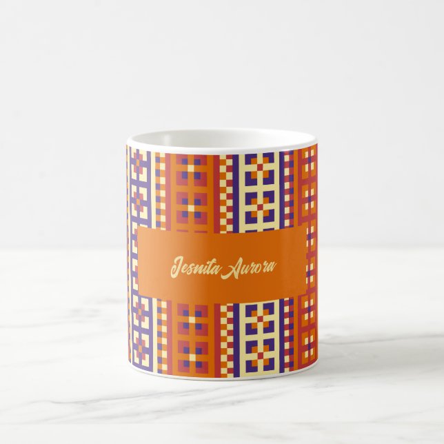Mug Motif ethnique géométrique traditionnel (Centre)