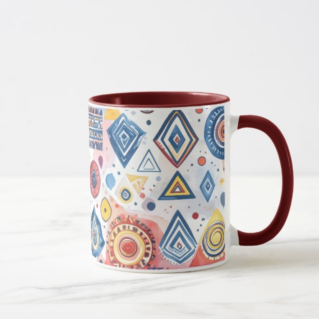 Mug Motif ethnique graphique (Droite)