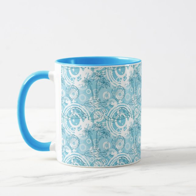 Mug motif exotique d'océan (Gauche)