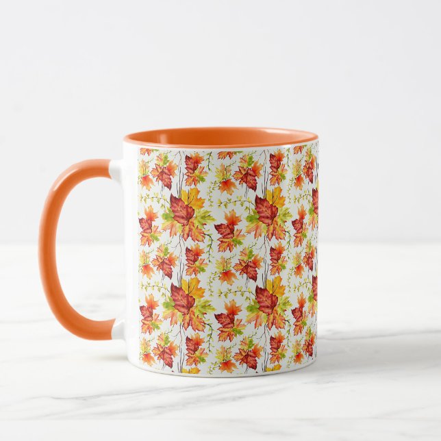 Mug Motif feuille d'automne (Gauche)
