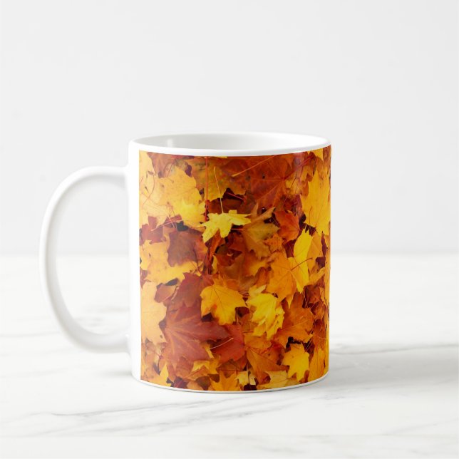 Mug Motif Feuille d'Érable-25877 (Gauche)