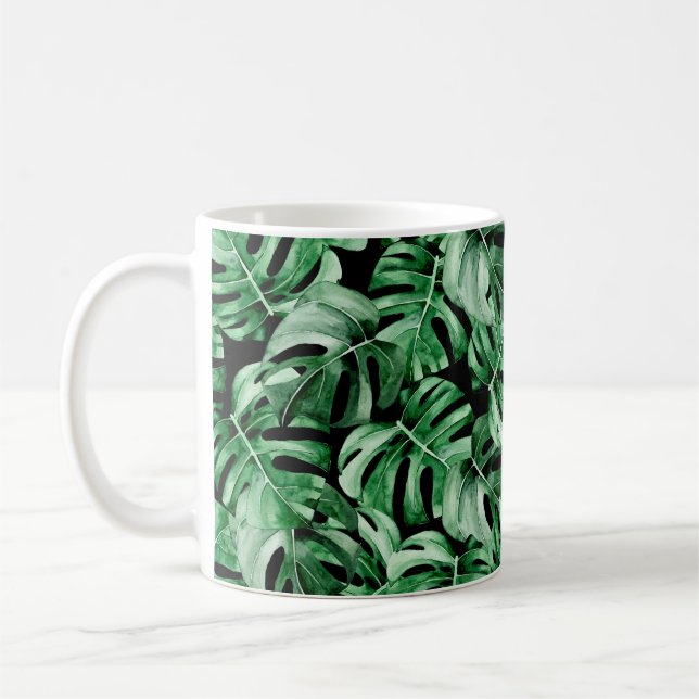 Mug Motif feuille Monstera (Gauche)