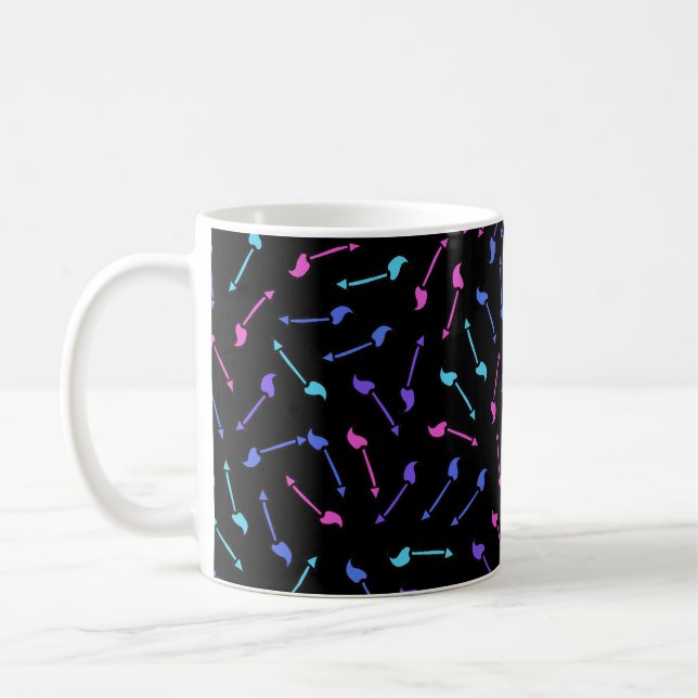 Mug Motif Flèches colorées (Gauche)
