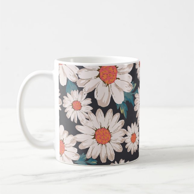 Mug Motif Fleur Fleur Fleur Fleur Fleur Simples (Gauche)