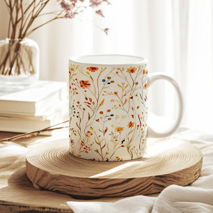 Mug Motif Fleur sauvage d'été Burange Minuscule