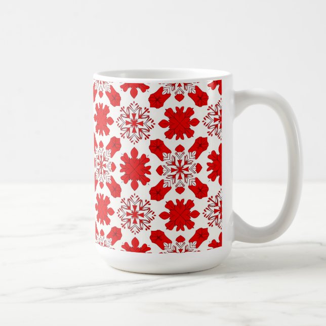 Mug Motif flocon de neige cosy pour cadeau de fête (Droite)