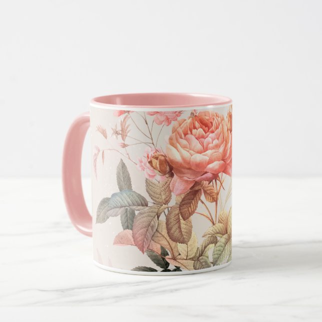 Mug motif floral (Devant gauche)