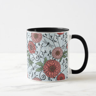 Mug Motif floral 3