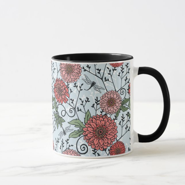 Mug Motif floral 3 (Droite)