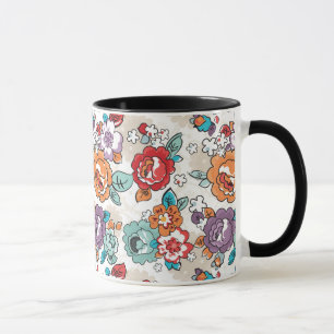 Mug Motif floral 5 d'élégance abstraite