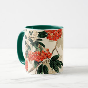 Mug Motif Floral Berry décoratif