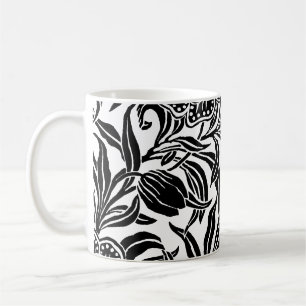 Mug Motif floral botanique vintage Art Nouveau