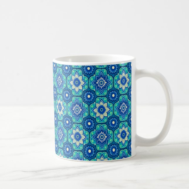 Mug Motif floral chic boho dynamique (Droite)