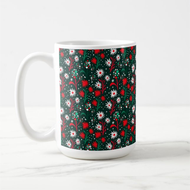 Mug Motif floral coloré (Gauche)