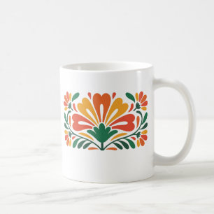 Mug Motif floral coloré – Illustration vectorielle pla