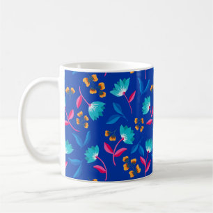 Mug Motif floral d'art folklorique coloré