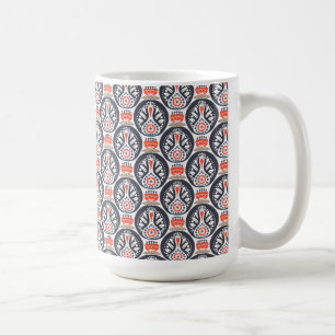 Mug Motif floral d'art populaire de la Turquie