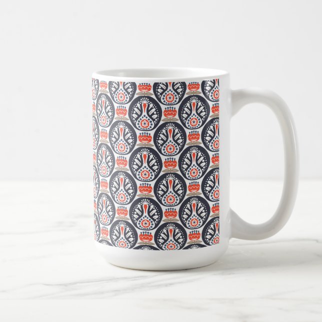 Mug Motif floral d'art populaire de la Turquie (Droite)