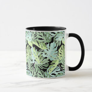 Mug Motif floral de jungle