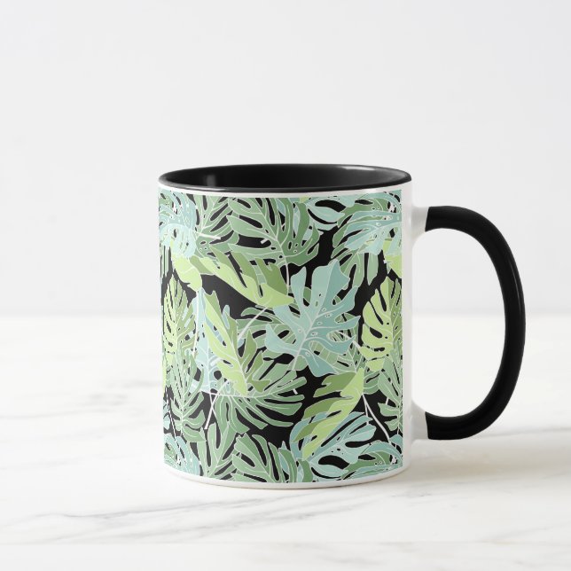 Mug Motif floral de jungle (Droite)