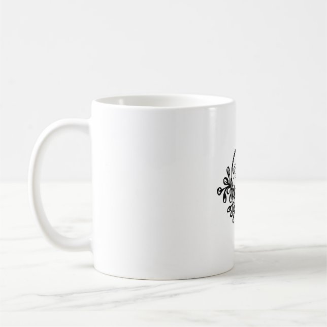 Mug Motif floral de printemps dynamique | Bl de la nat (Gauche)