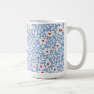 Mug Motif floral du bois