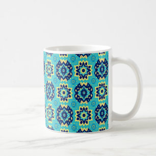 Mug Motif floral géométrique Chic Boho dynamique
