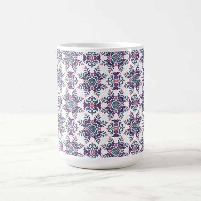 Mug Motif floral Ikat coloré (Centre)