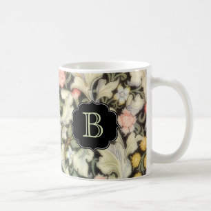 Mug Motif floral Leicester avec Monogramme